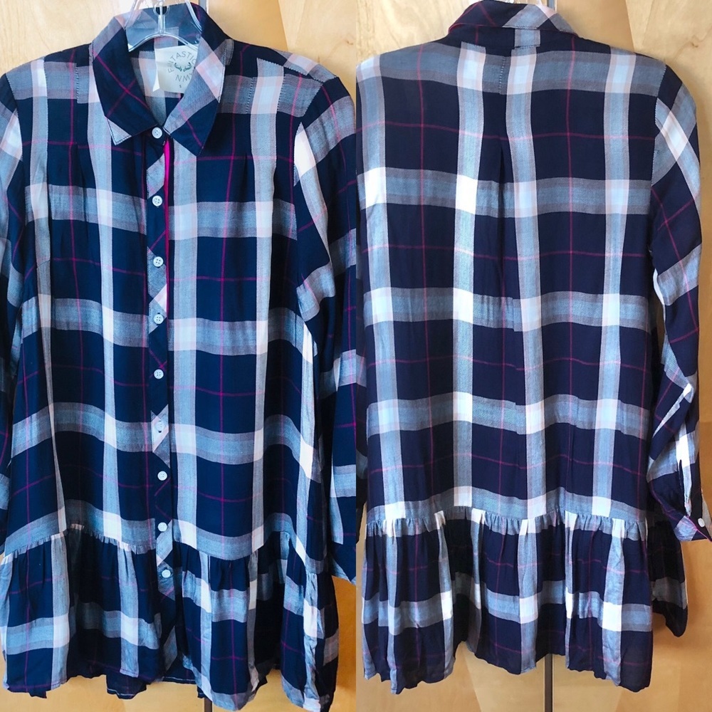 Fantastic Fawn Plaid Shirt Sz